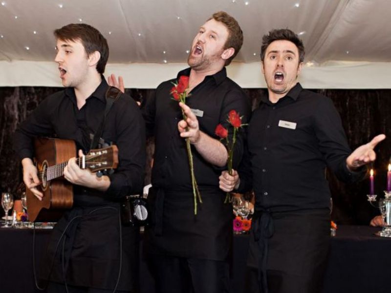 simply singing waiters